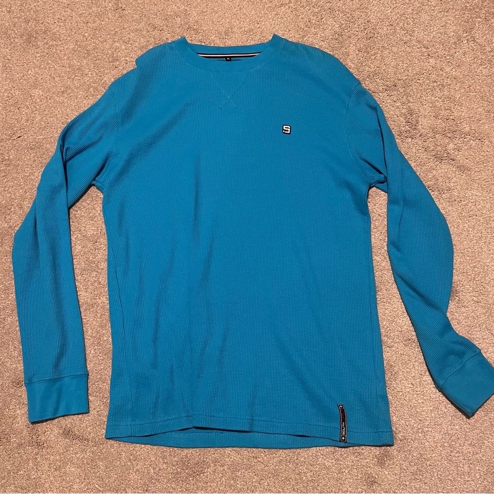 Southpole Thermal Shirt Blue Long Sleeve XL